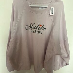 Old Navy Women's Light Purple Sweatshirt